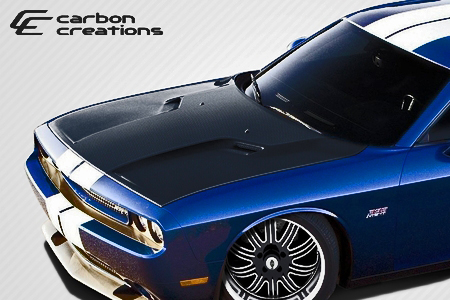 Carbon Creations OEM Style Hood 08-up Dodge Challenger - Click Image to Close